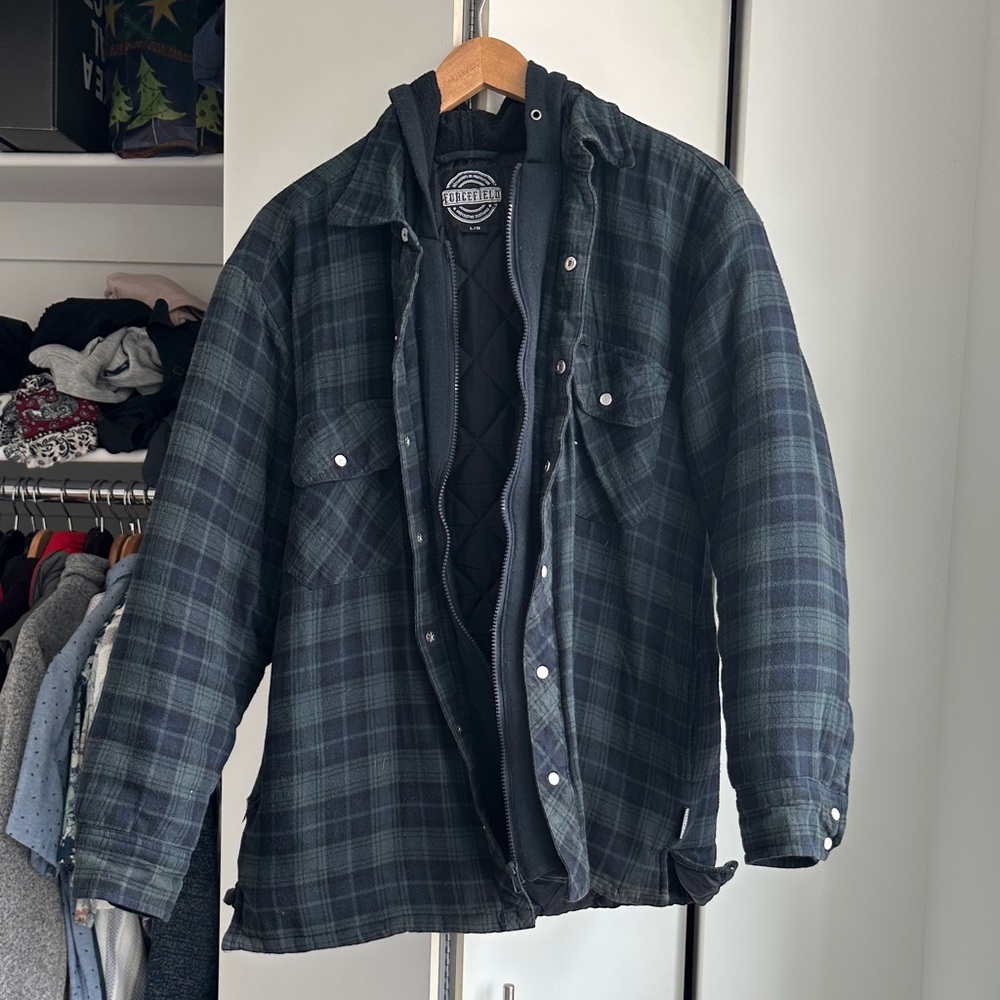 Forcefield plaid jacket
